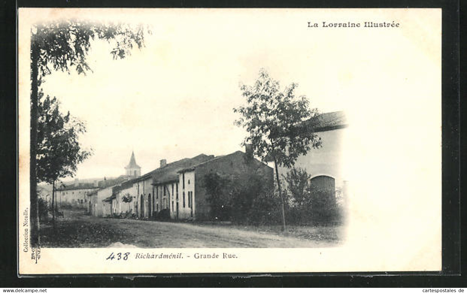 CPA Richardmenil, Vue En Grande Rue  - Autres & Non Classés