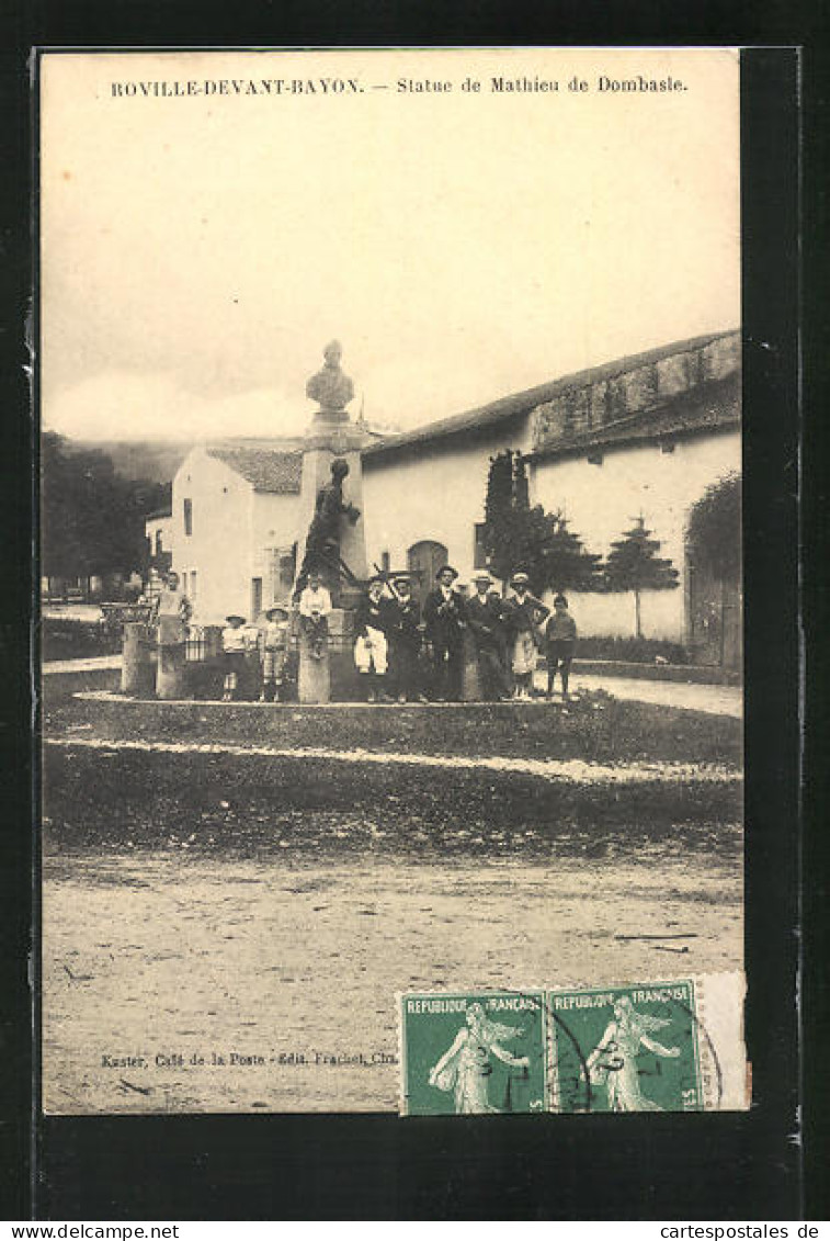 CPA Boville-devant-Bayon, Statue De Mathieu De Dombasle  - Otros & Sin Clasificación