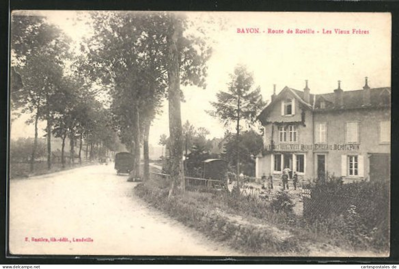 CPA Bayon, Route De Roville - Les Vieux Frères  - Other & Unclassified