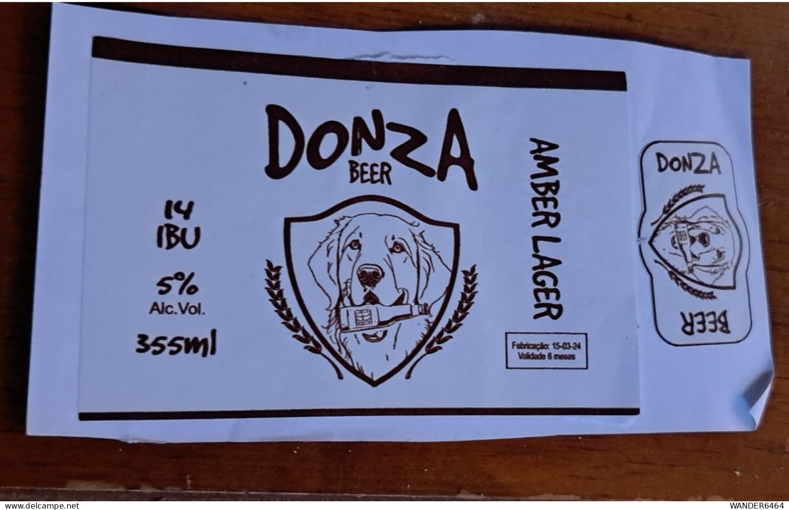 BRAZIL CRAFT BREWERY  BEER LABEL/ #043 - Birra