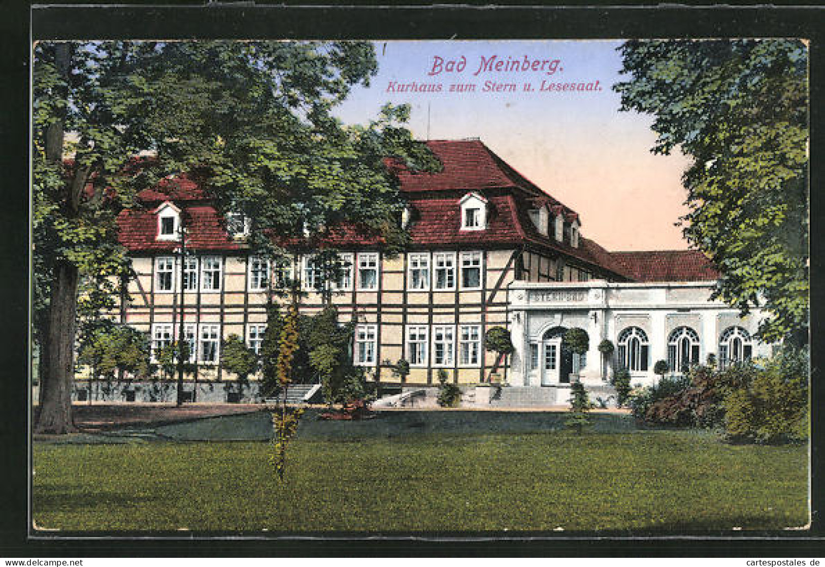 AK Bad Meinberg, Hotel-Kurhaus Zum Stern Und Lesesaal  - Bad Meinberg