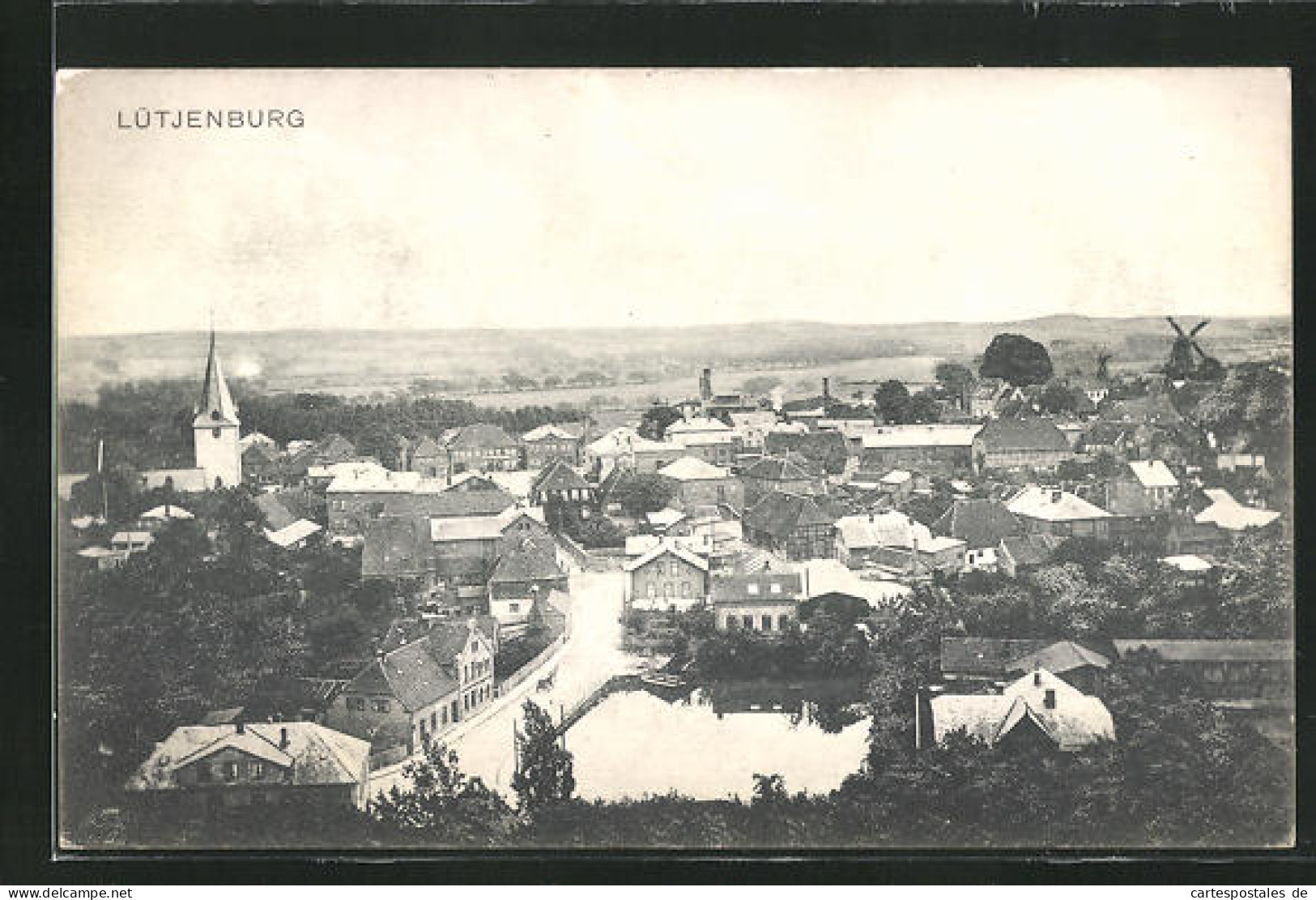 AK Lütjenburg, Panoramablick Vom Berg  - Luetjenburg