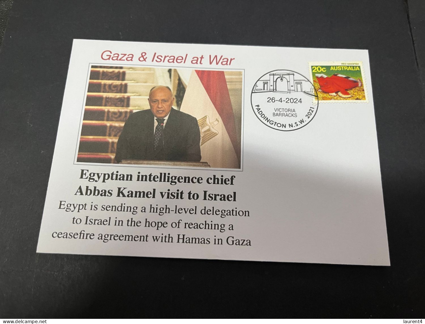 27-4-2024 (3 Z 12) GAZA - Egypt Inteligence Chief Abbas Kamel Visi To Israel For Reaching Ceasefire Agreement - Militares