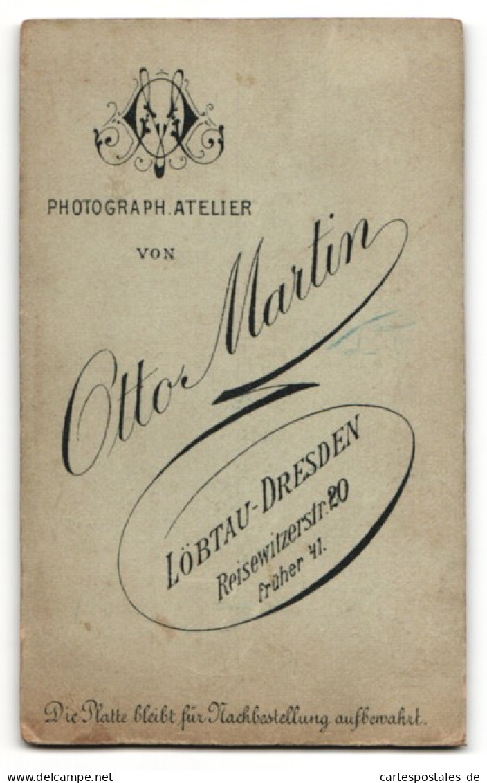 Fotografie Otto Martin, Lörtau-Dresden, Portrait Zwei Niedliche Kleinkinder In Kleidern  - Persone Anonimi