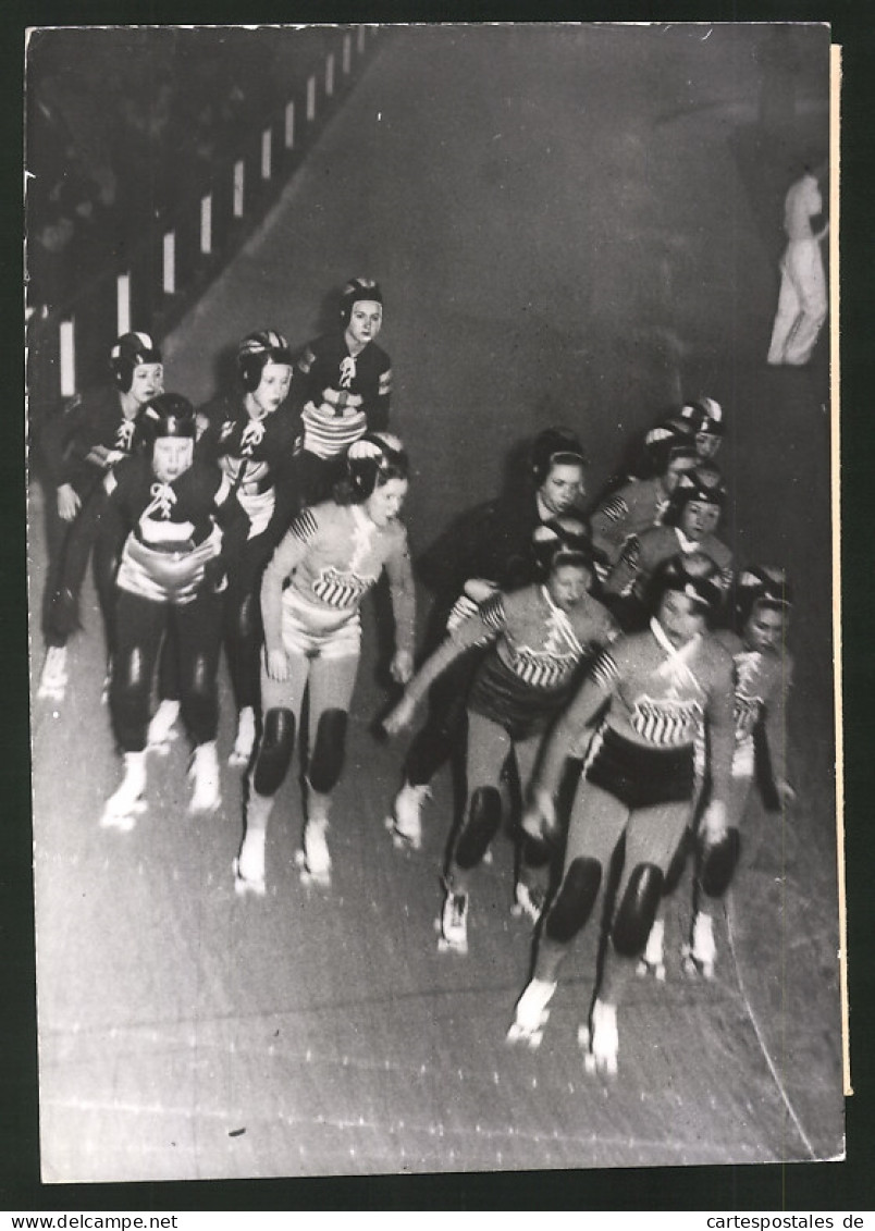 Photo  Vue De Paris, Rollschuh-Wettbewerb 1939 Im Palais De Sports  - Sports
