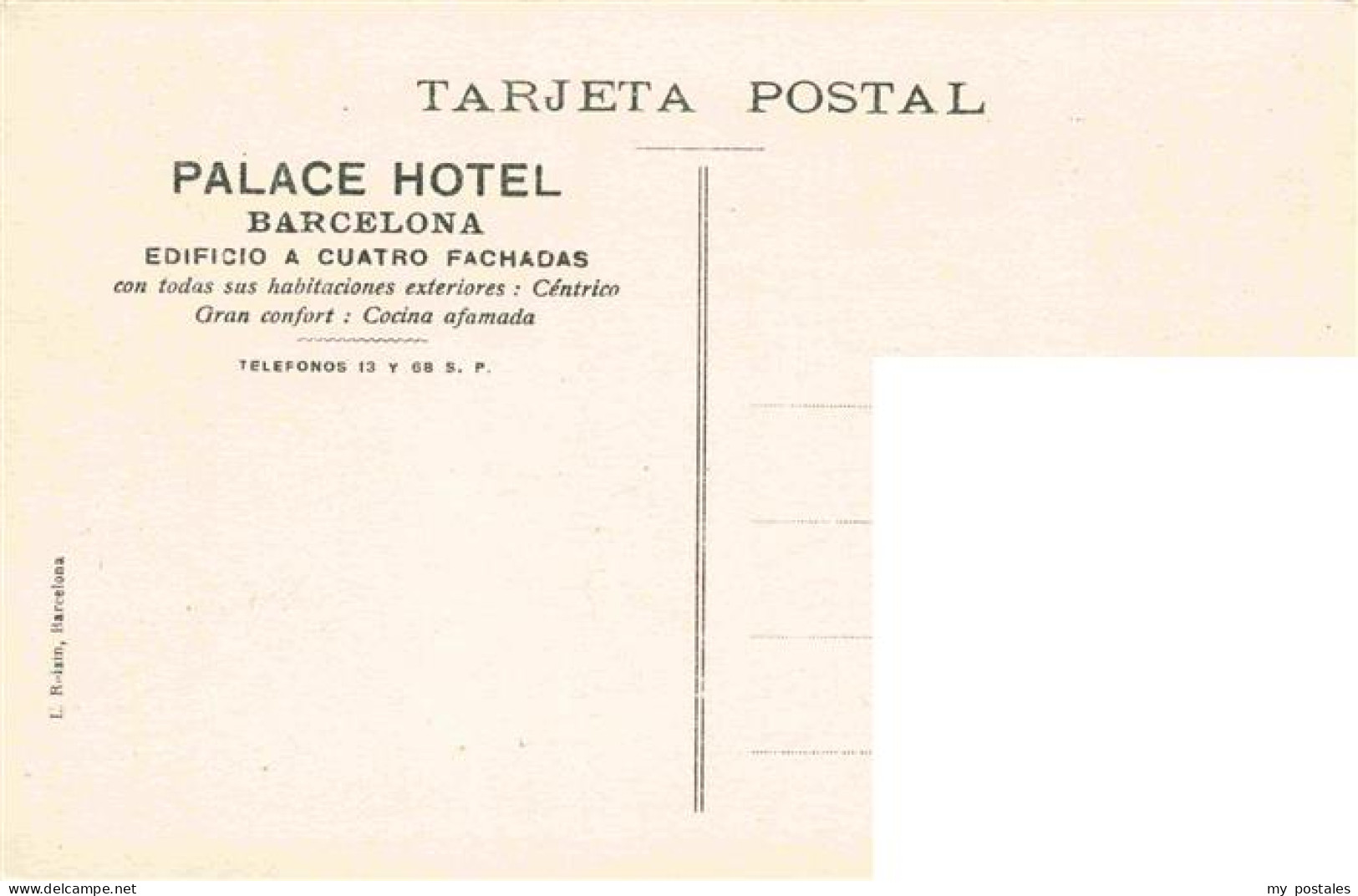 73973329 BARCELONA_Cataluna_ES Palace Hotel Salón De Conversación - Other & Unclassified