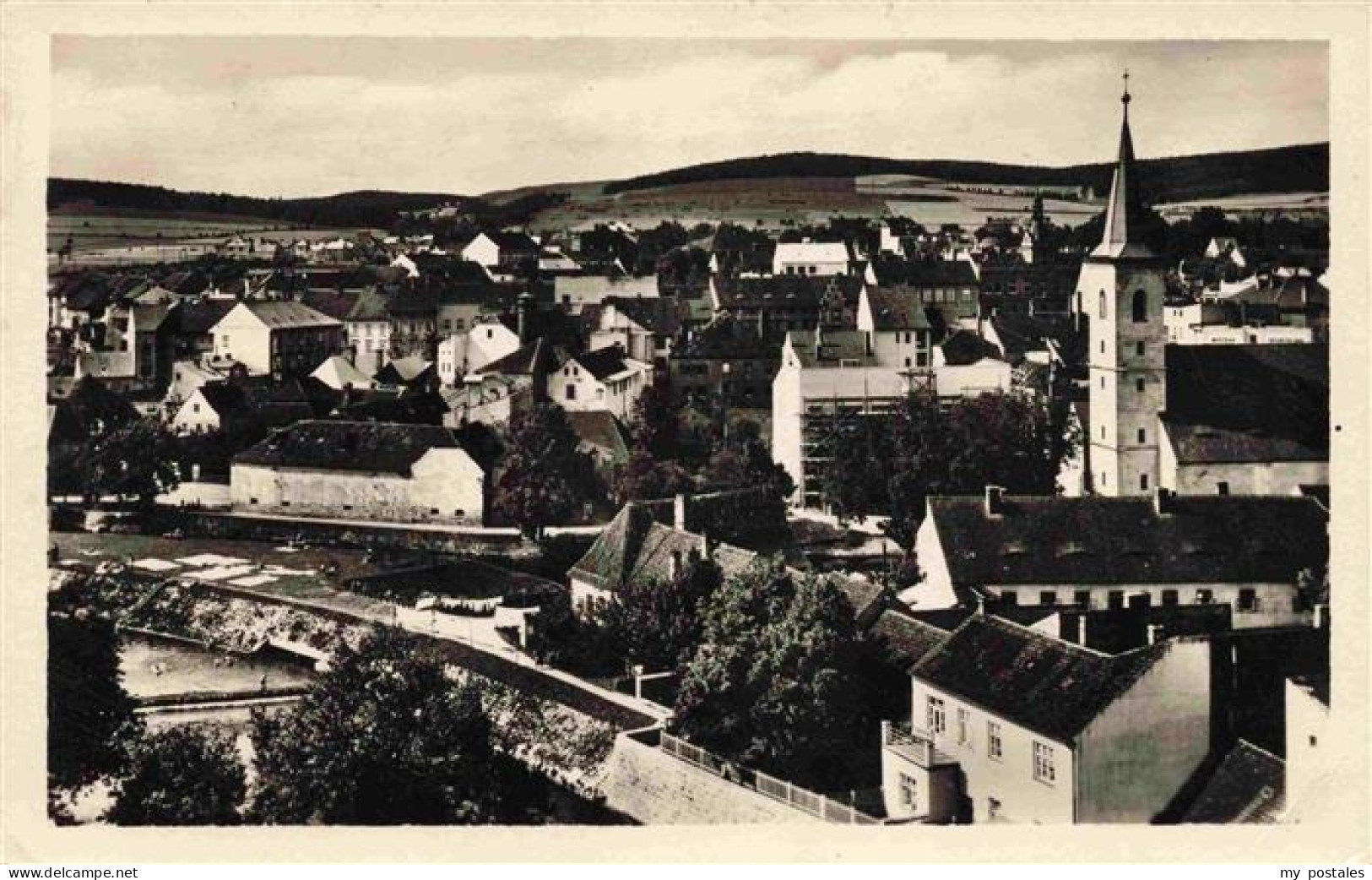 73973312 Strakonice_Strakonitz_CZ Ortsansicht Mit Kirche - República Checa