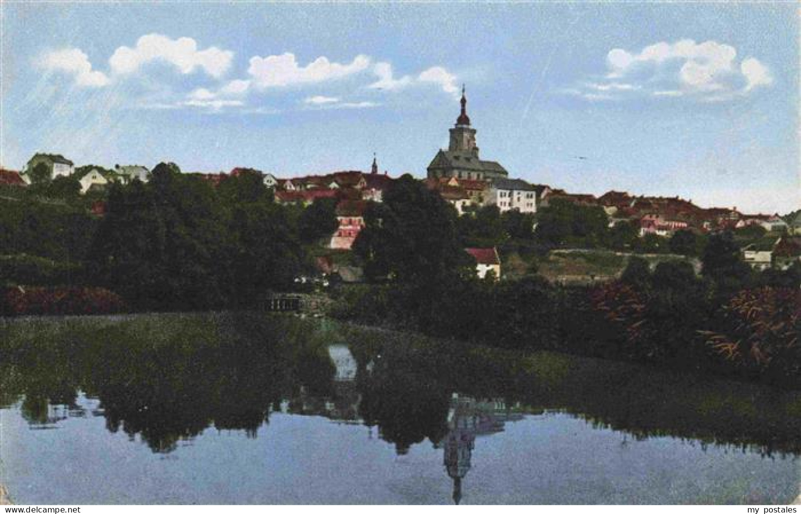 73973269 Mies_Miesa_Stribro_Tachov_Czekia Blick Ueber Die Miesa Zur Stadt - República Checa