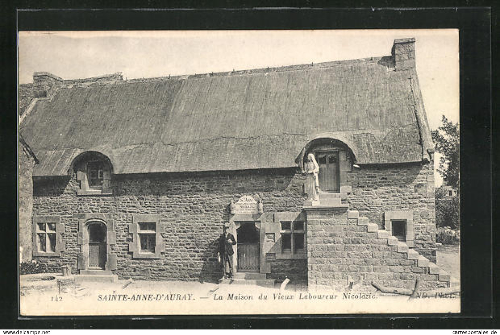 CPA Sainte-Anne-d'Auray, La Maison Du Vieux Laboureur Nicolazic  - Sainte Anne D'Auray