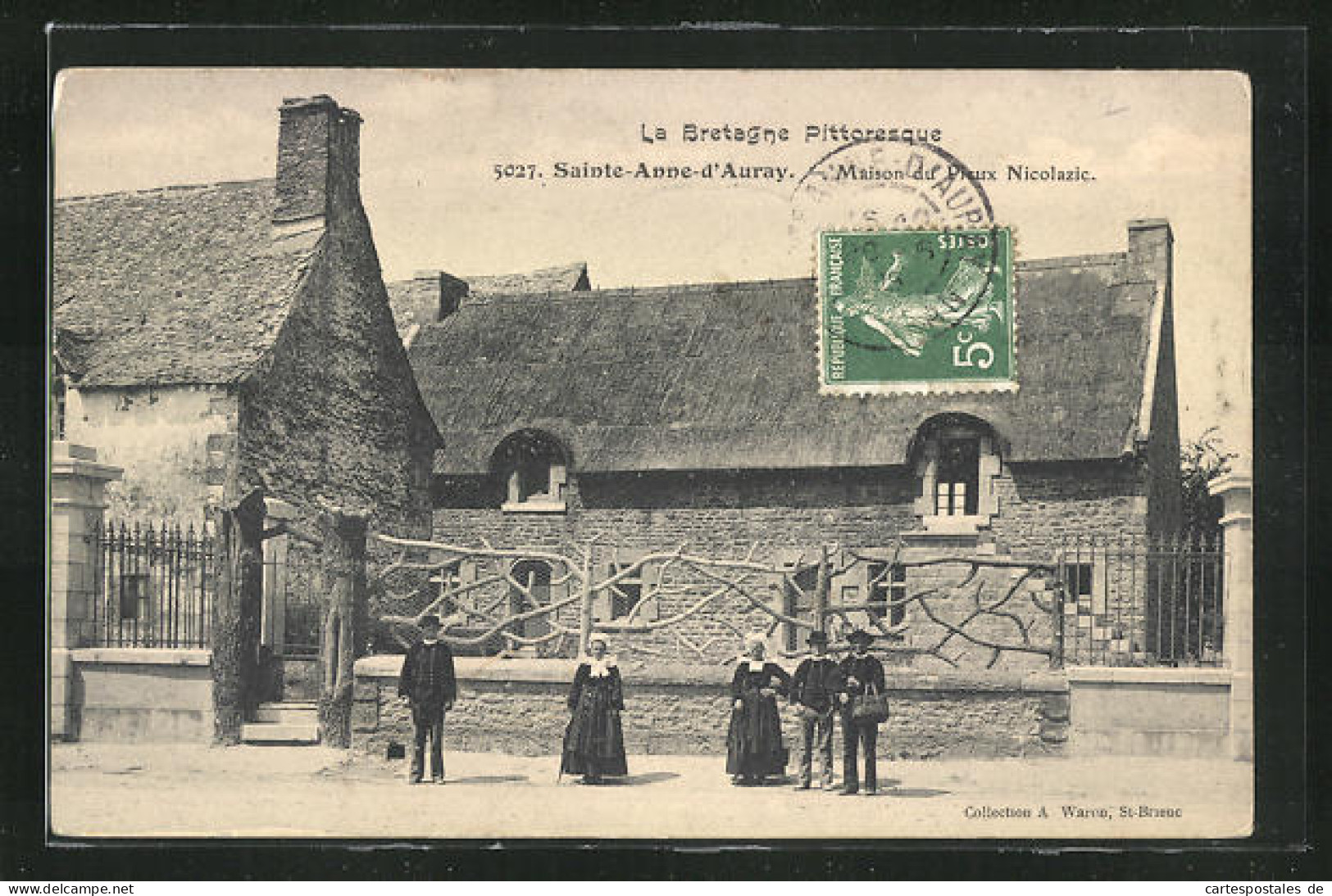 CPA Sainte-Anne-d'Auray, Maison Du Pieux Nicolazic  - Sainte Anne D'Auray