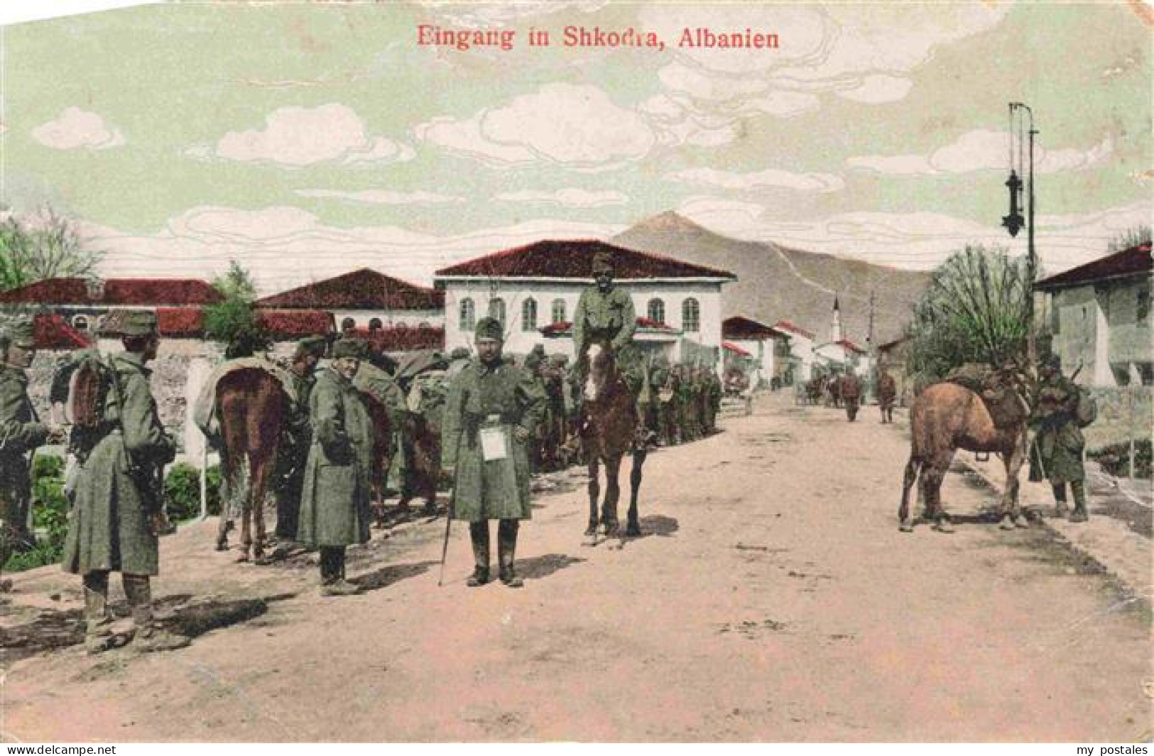 73973201 Shkodra_Scutari_Albania Ortseingang - Albania