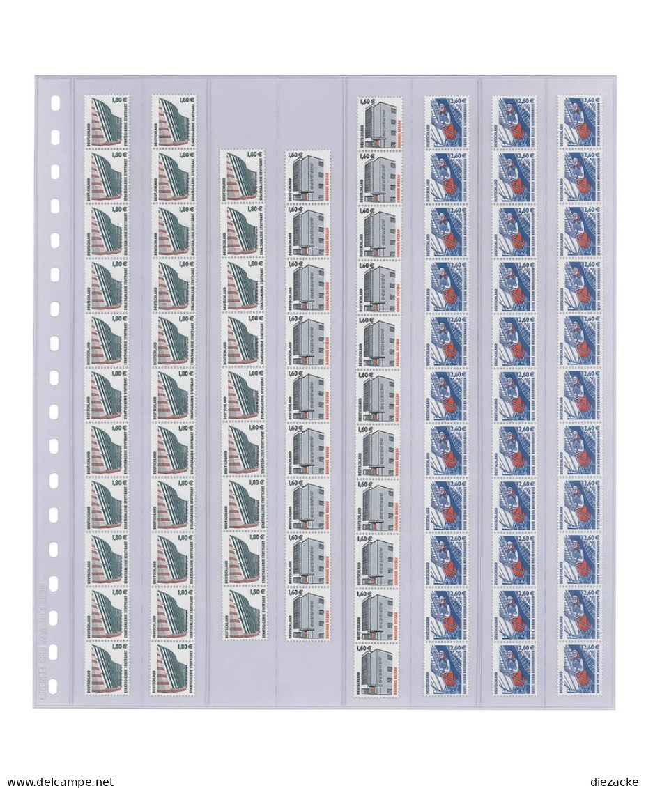 Lindner Klarsichthüllen Mit 8 Senkrechten Streifen 848P (10er Pack) Neu ( - Otros & Sin Clasificación