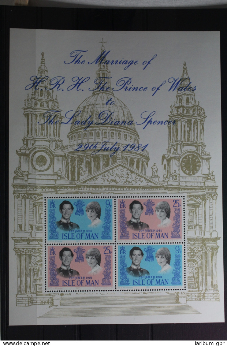 Großbritannien Isle Of Man Block 5 Mit 194-195 Postfrisch #TG667 - Altri & Non Classificati