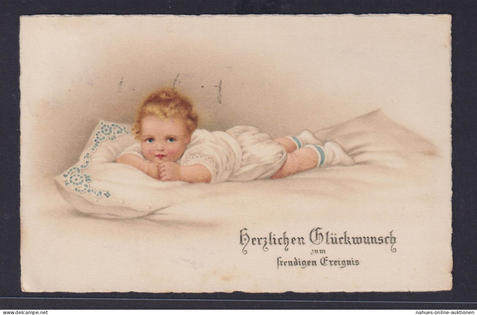 Ansichtskarte Ab Erfurt Glückwunsch Geburt - Anniversaire