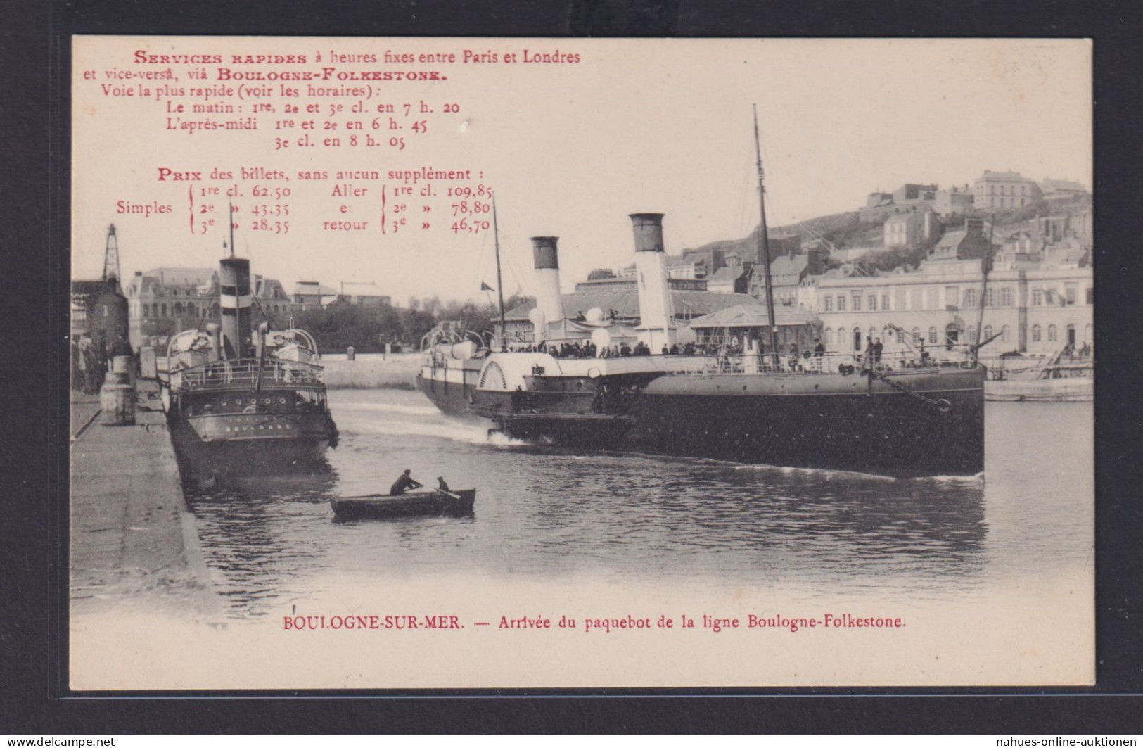 Ansichtskarte Bouloge Sur Mer Schiffe Dampfer Hafen - Otros & Sin Clasificación