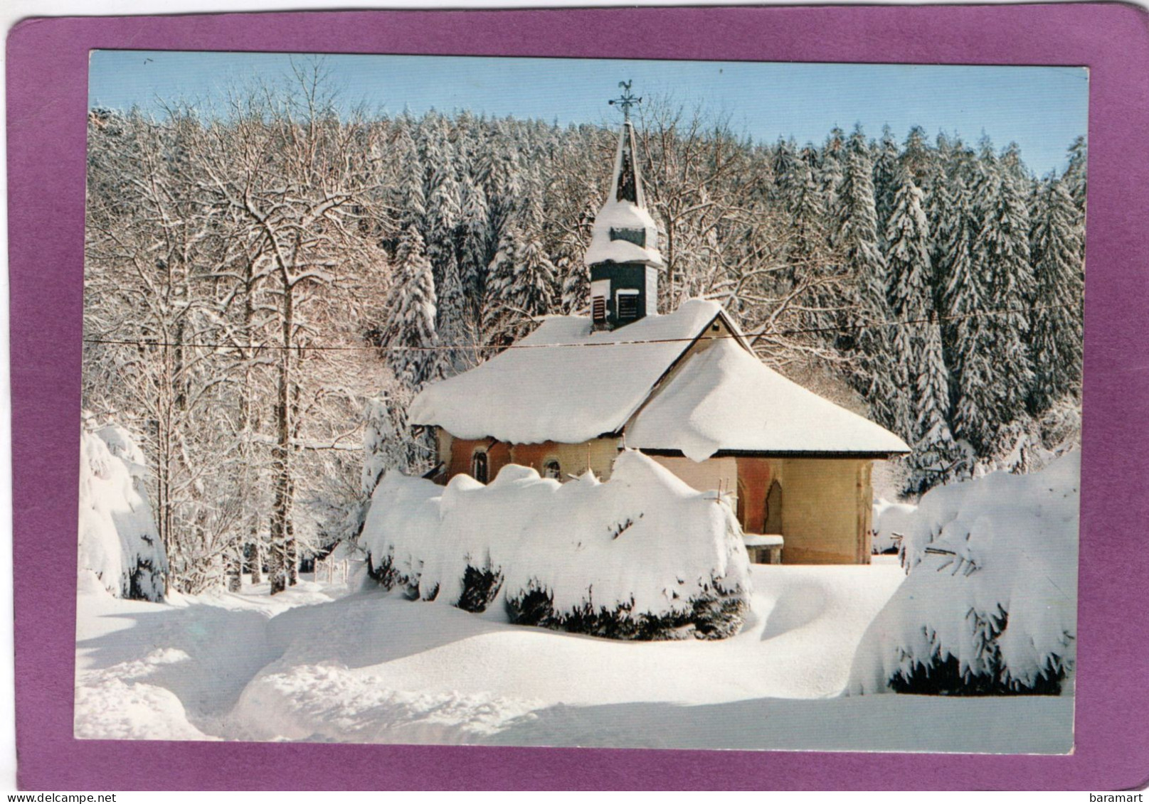 88 LES VOSGES SOUS LA NEIGE Chapelle De Martimpré - Otros & Sin Clasificación