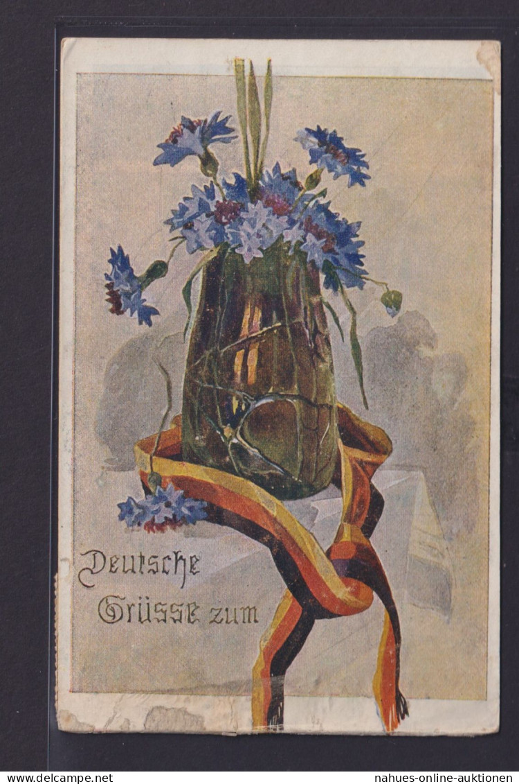 Ansichtskarte Bund Deutsche Niederösterreich Böhmen Künstlerkarte Deutscher Gruß - Boehmen Und Maehren