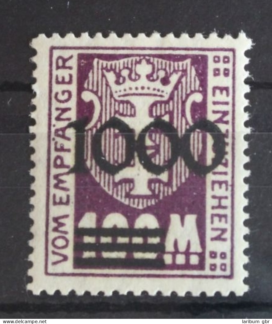 Danzig Portomarken I/I Mit Falz Signiert #FV249 - Postage Due