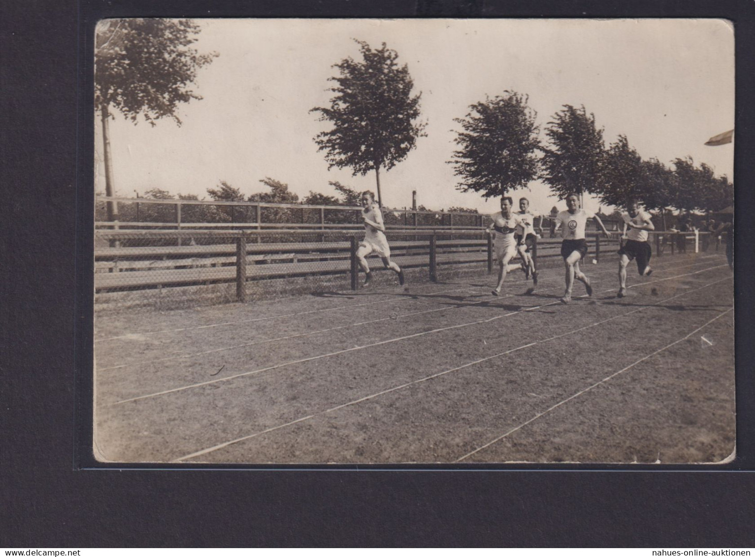 Ansichtskarte Fotokarte Nationales Sportfest 09.06.1918 Leichtathletik AK Ohne - Otros & Sin Clasificación