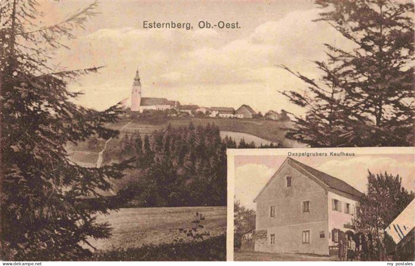 73973100 Esternberg_Oberoesterreich_AT Panorama Daspelgrubers Kaufhaus - Andere & Zonder Classificatie