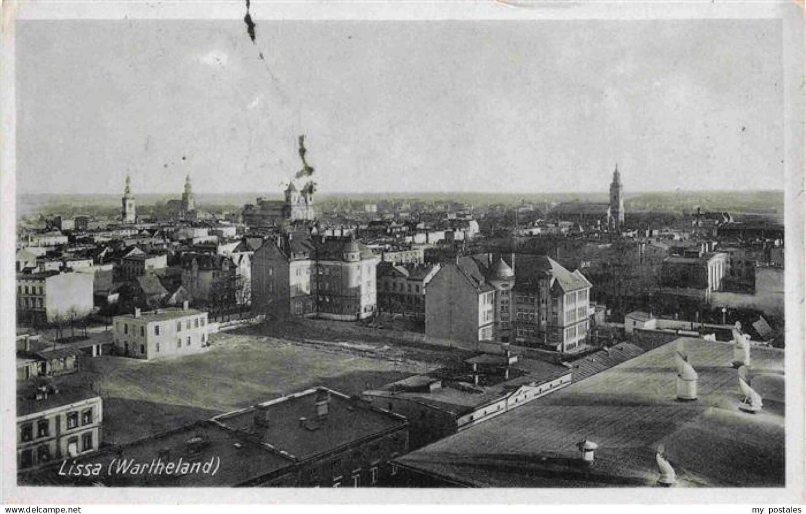 73973093 Lissa__Posen_LESZNO_Warthegau_PL Panorama Feldpost - Poland