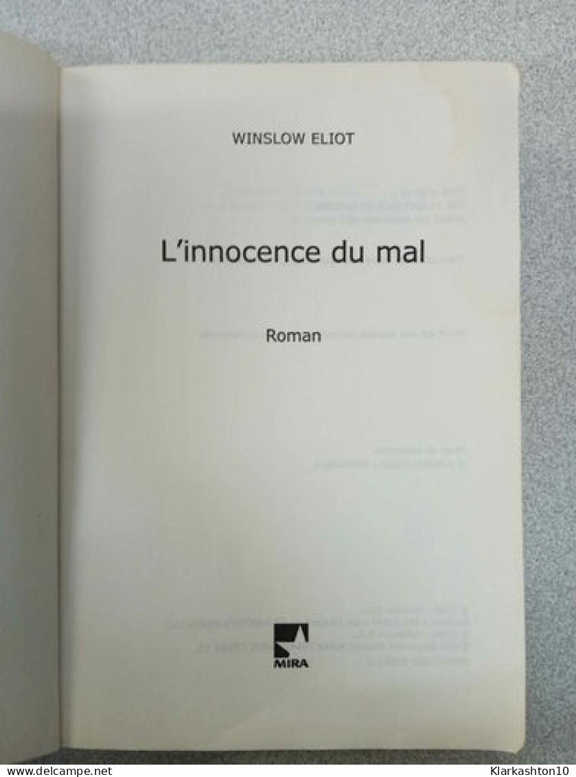 L'Innocence Du Mal - Other & Unclassified