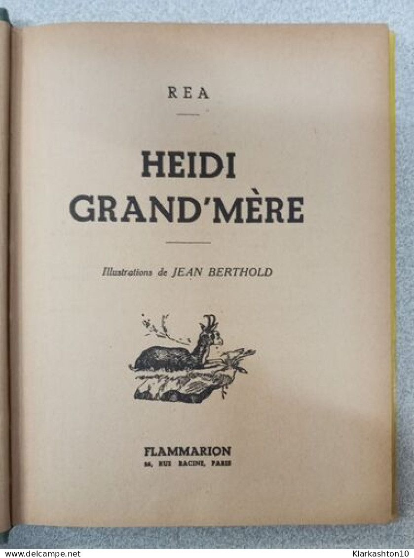 Heidi Grand'mère - Altri & Non Classificati