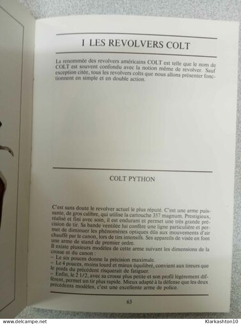 Le Gastinne Renette Des Armes De Poing - Autres & Non Classés