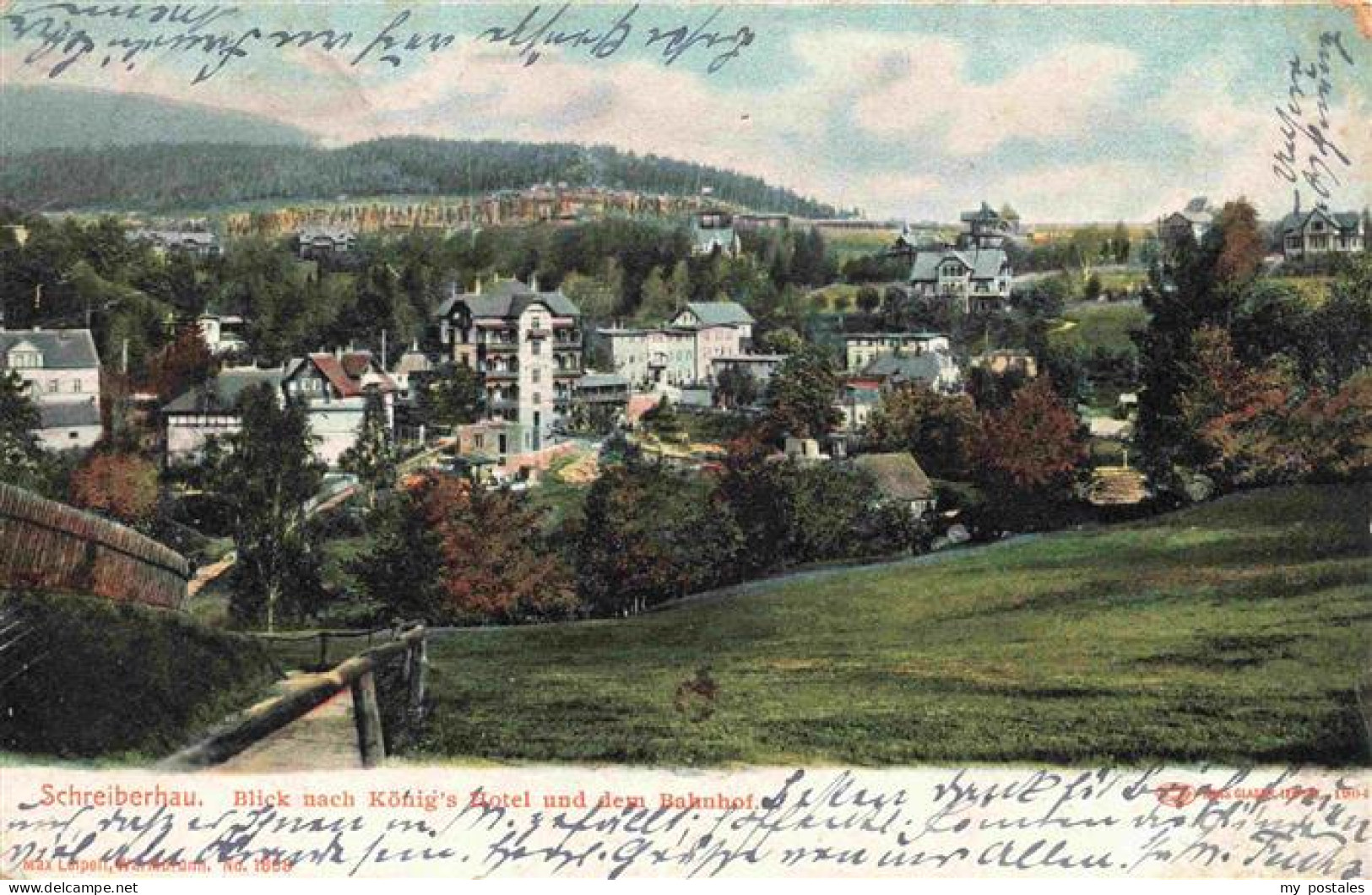 73972976 Schreiberhau_Szklarska_Poreba_Riesengebirge_PL Blick Zum Koenigs Hotel  - Poland