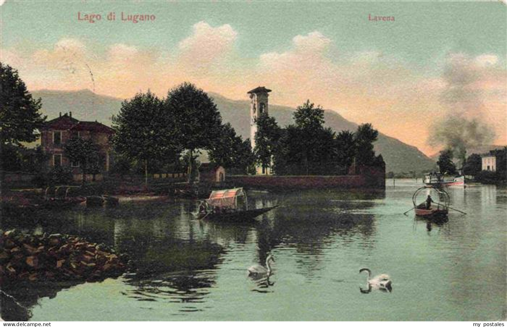 73972960 Lavena_Ponte_Tresa_TI Panorama Lago Di Lugano - Other & Unclassified