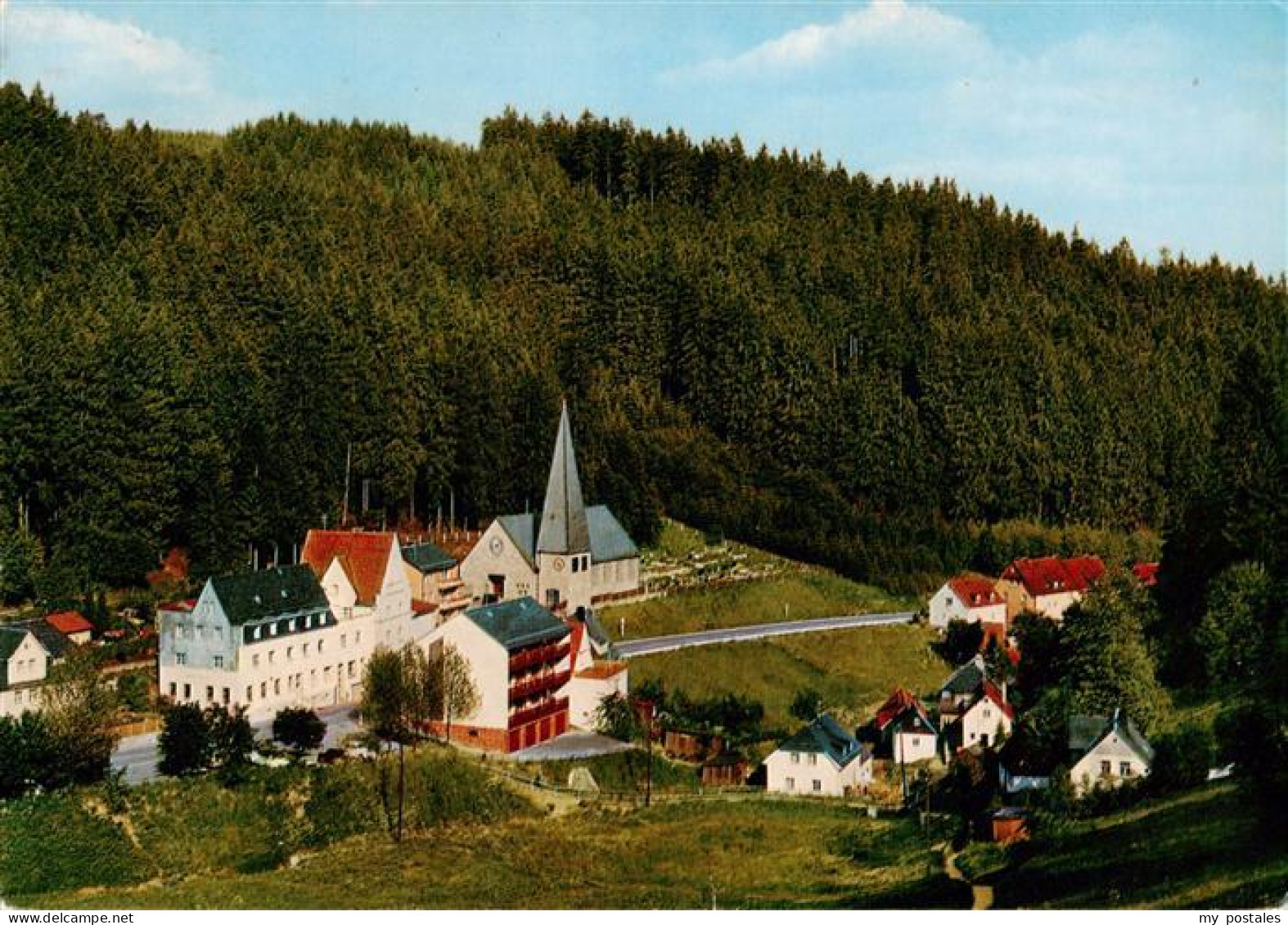 73941296 Schwarzenstein_Wald_Schwarzenbach_Frankenwald Ortsansicht Mit Kirche - Other & Unclassified