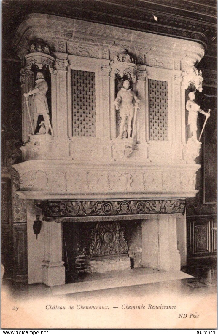 27-4-2024 (3 Z 13) VERY OLD (b/w) France - Architecture - Cheminée Dans Châteaux (2 Postcards) Fire Place In Castles - Molinos De Viento