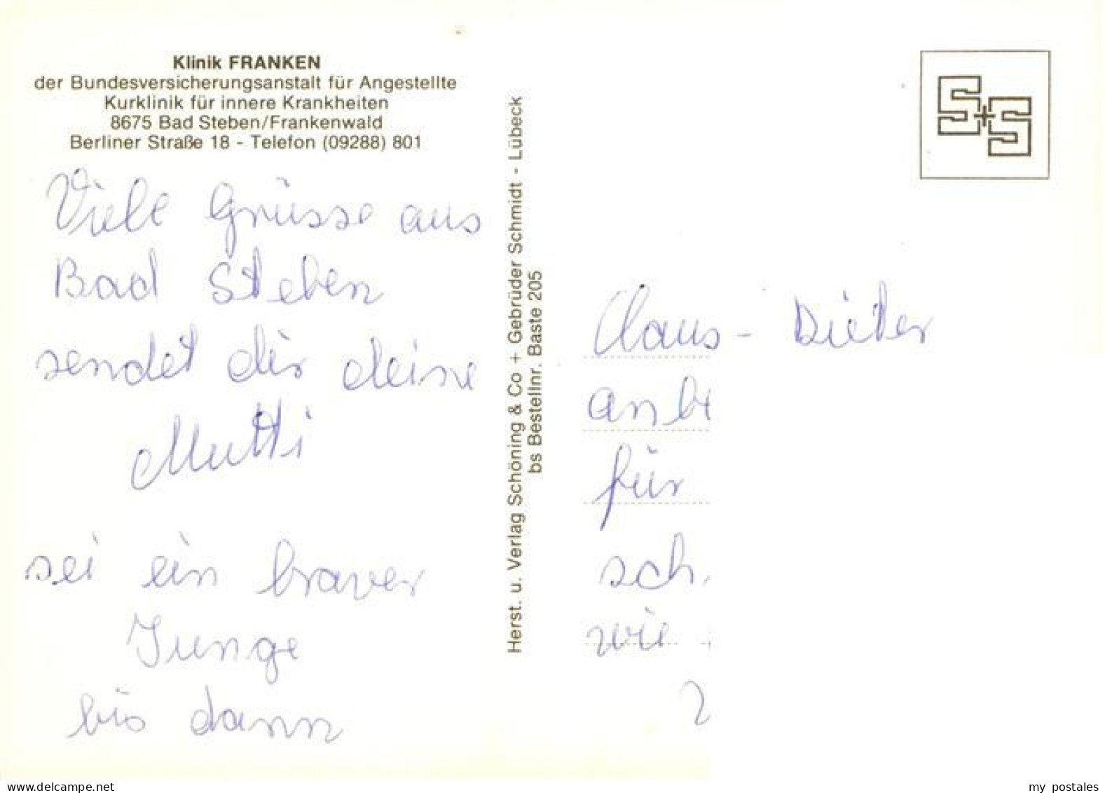 73941289 Bad_Steben Klinik Franken Der BfA Kurklinik - Bad Steben