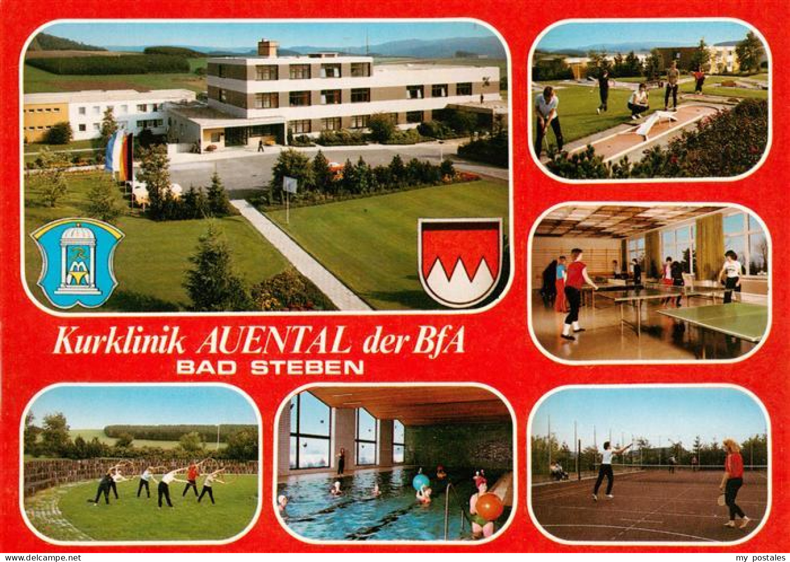 73941288 Bad_Steben Kurklinik Auental Der BfA Sportgymnastik Minigolf Tischtenni - Bad Steben