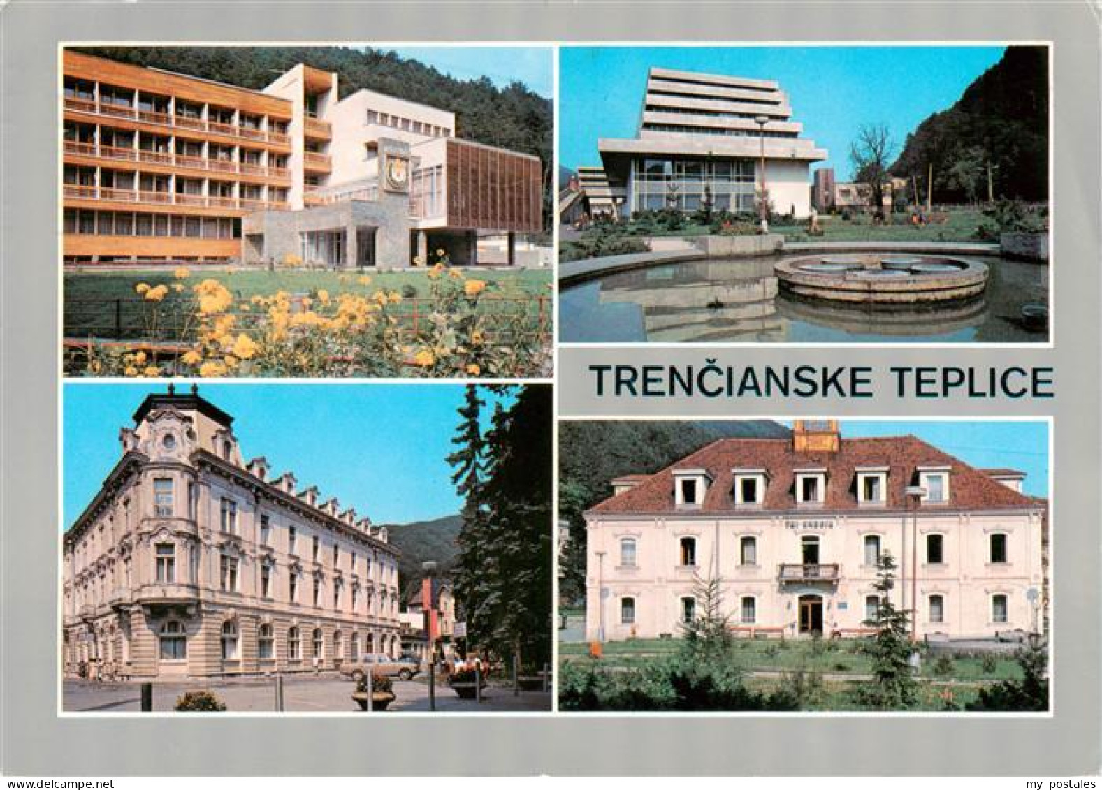 73941251 Trencianske_Teplice_Bad_Trencsenteplicz_SK Teilansichten Kurhotel Brunn - Slovakia