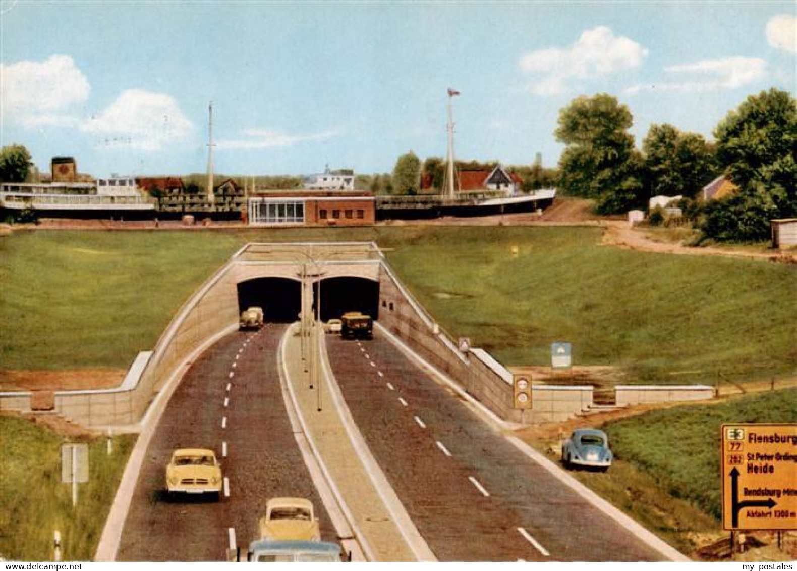 73941250 Rendsburg Autostrassentunnel Unter Dem Nord-Ostsee-Kanal - Rendsburg