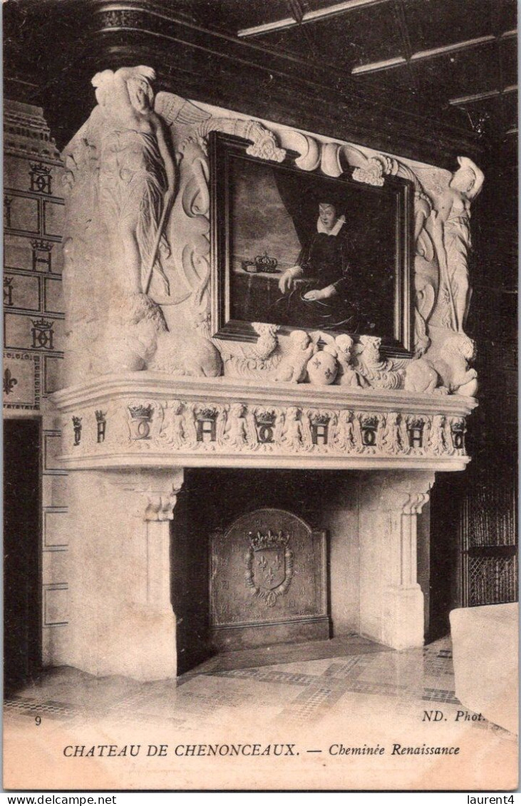 27-4-2024 (3 Z 13) VERY OLD (b/w) France - Architecture - Cheminée Dans Châteaux (2 Postcards) Fire Place In Castles - Molinos De Viento