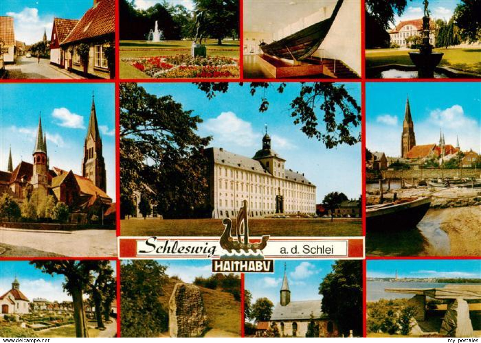 73941207 Schleswig_Schlei_Erfde Teilansichten Schloss Dom Park - Autres & Non Classés