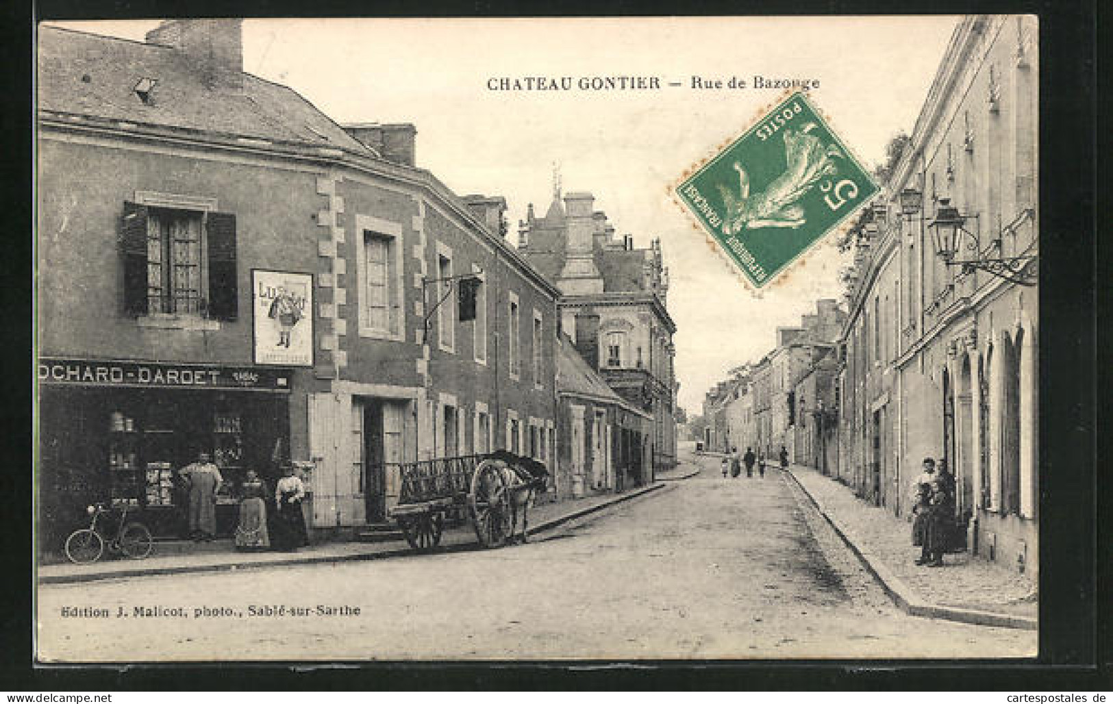 CPA Chateau-Gontier, Rue De Bazouge  - Chateau Gontier