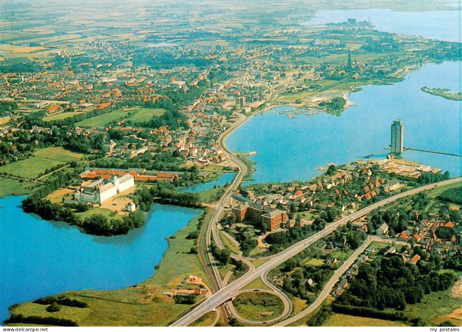 73941186 Schleswig_Holstein Schlossinsel Schloss Gottorp Burgsee Burggraben Schl - Schleswig