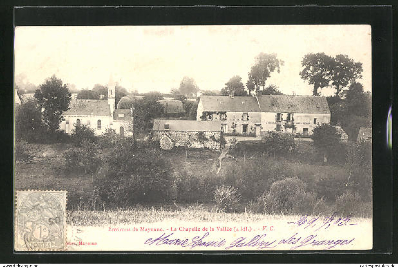 CPA La Vallée, La Chapelle, Vue Partielle Avec Kapelle  - Other & Unclassified