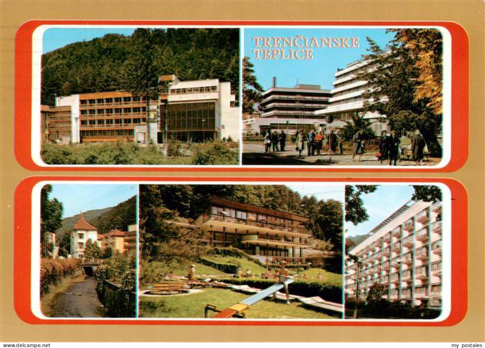 73941163 Trencianske_Teplice_Bad_Trencsenteplicz_SK Kurhotel Kurpark Kinderspiel - Slovakia