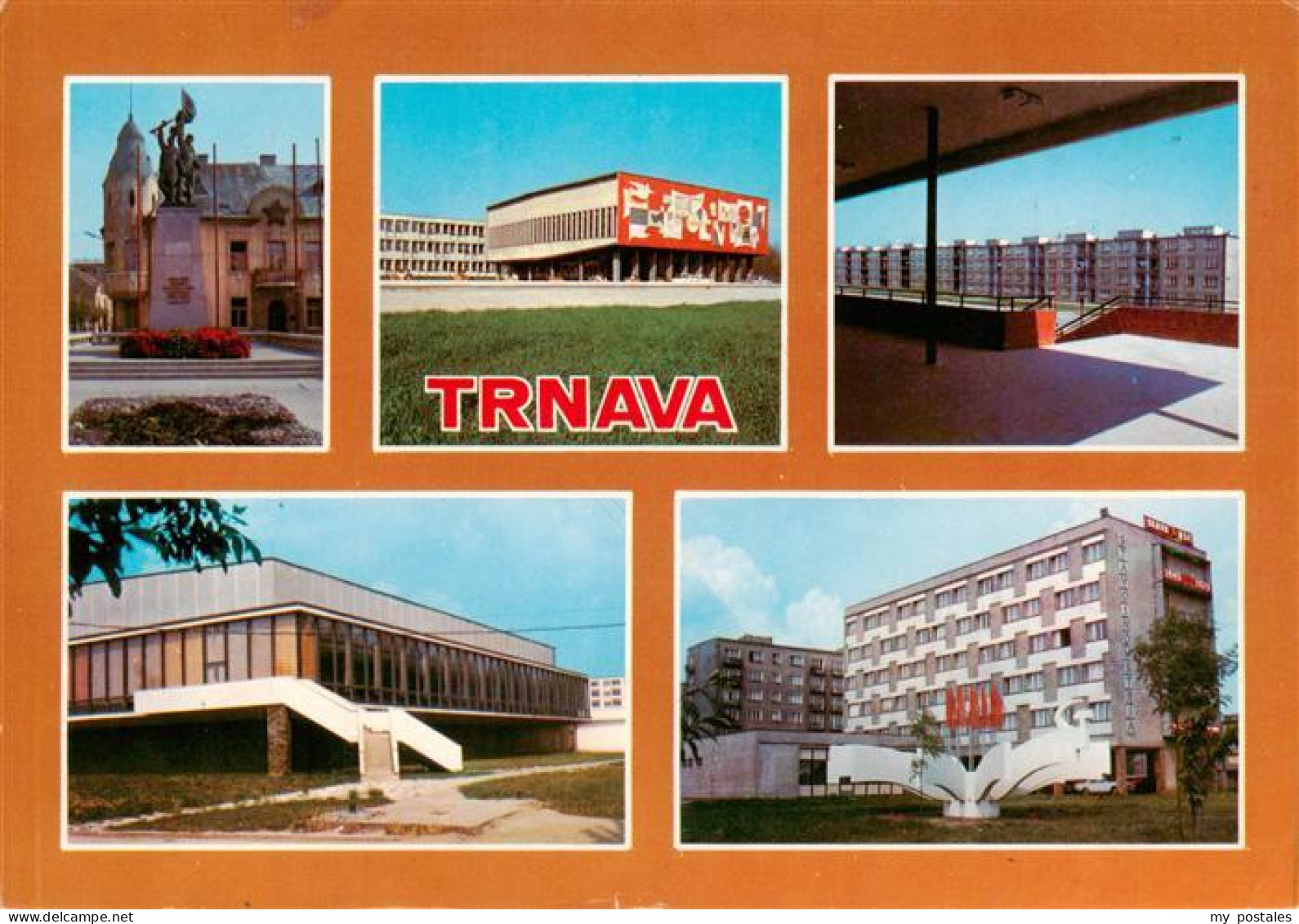 73941158 Trnava_Slovakia Teilansichten Hochhaeuser Wohnsiedlung - Slowakei