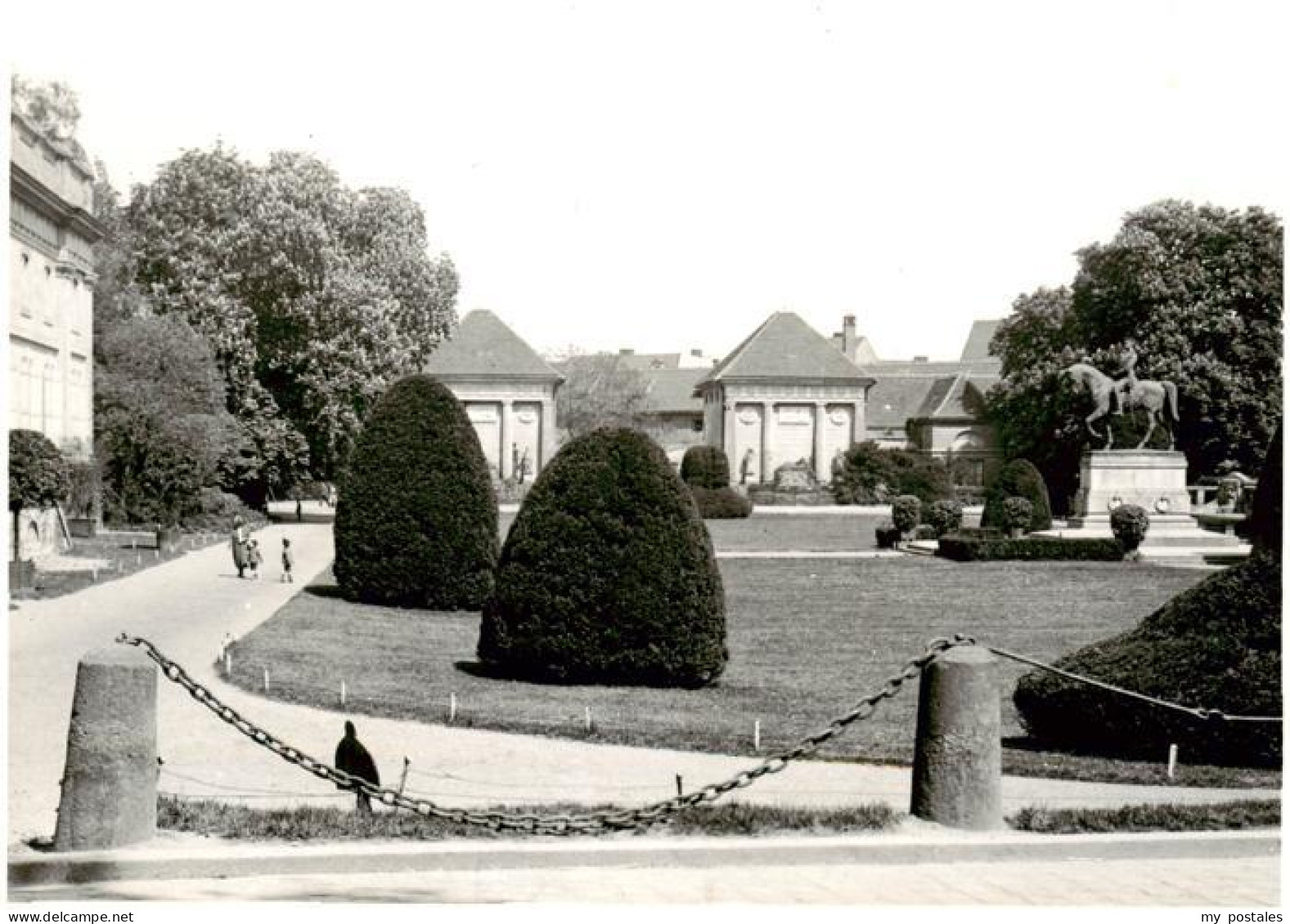 73899994 Dessau-Rosslau Park Mit Reiterdenkmal Dessau-Rosslau - Dessau