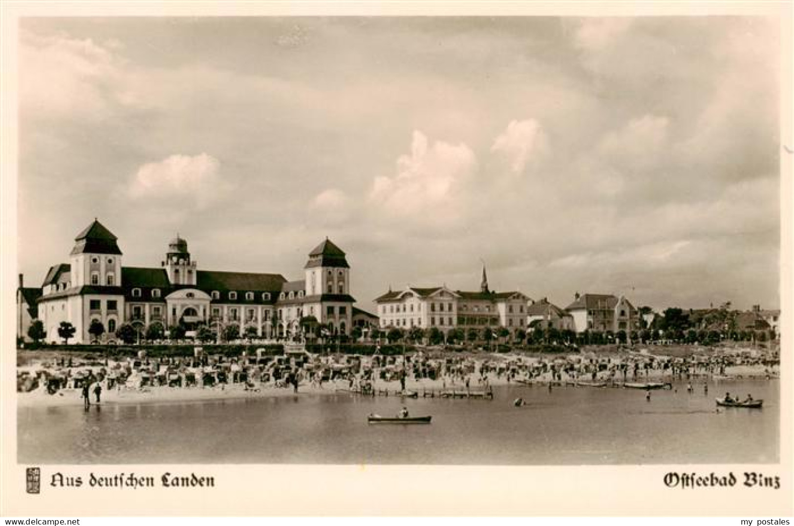 73899935 Binz Ruegen Blick Auf Das Kurhaus Von Der Bruecke Binz Ruegen - Sonstige & Ohne Zuordnung