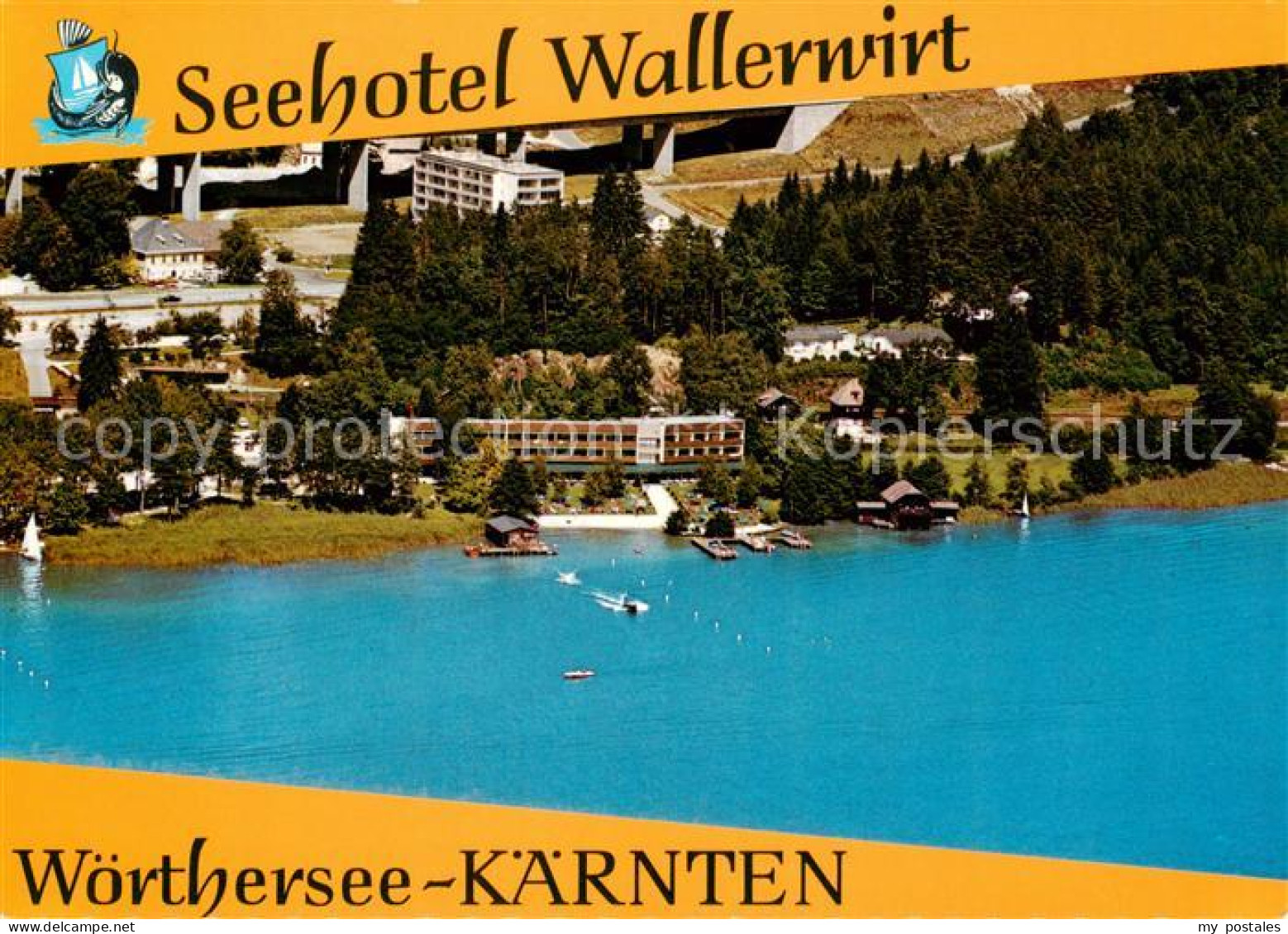 73862021 Poertschach Woerthersee Seehotel Wallerwirt Fliegeraufnahme Poertschach - Sonstige & Ohne Zuordnung