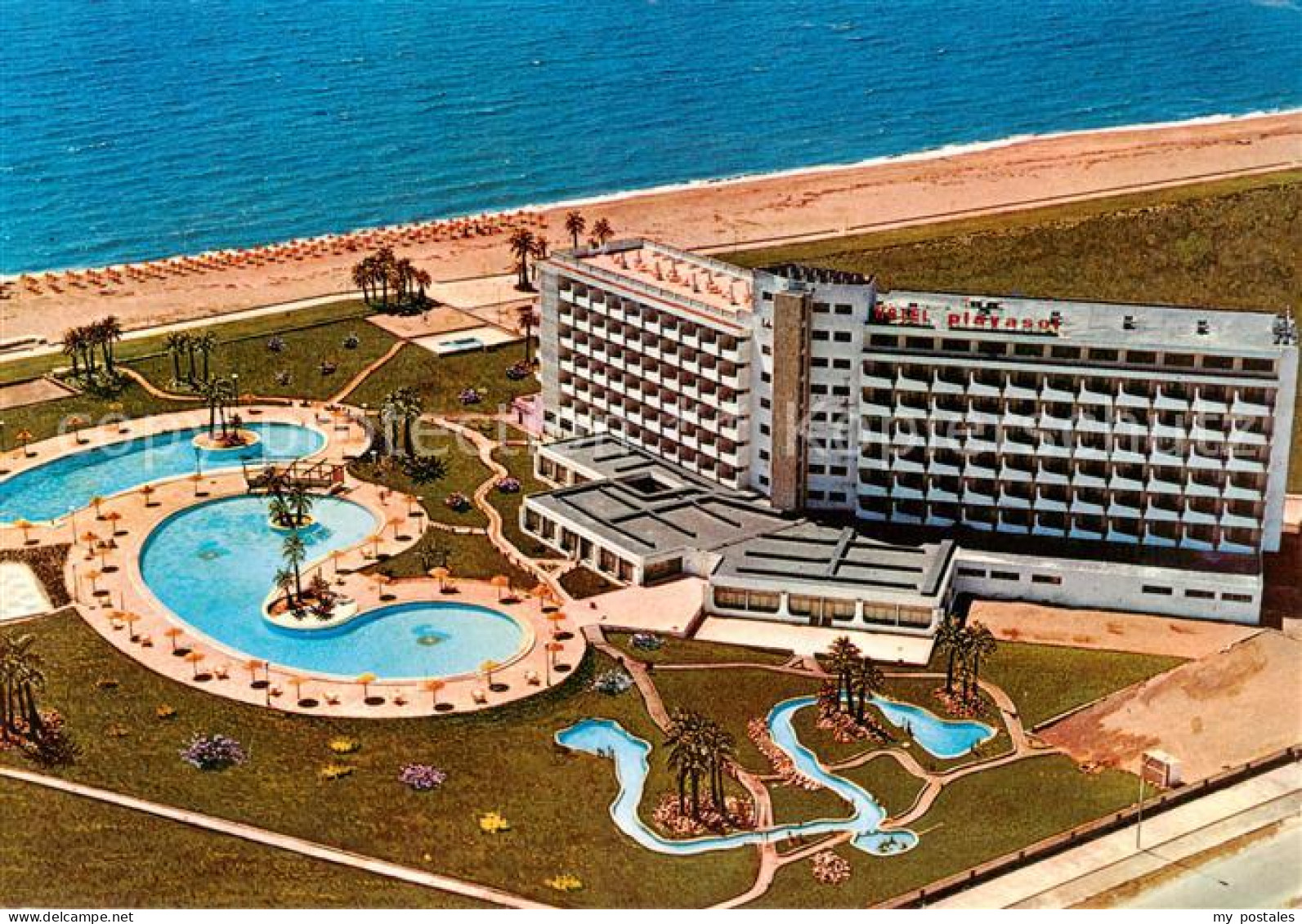 73861954 Roquetas De Mar ES Hotel Playasol Fliegeraufnahme  - Sonstige & Ohne Zuordnung