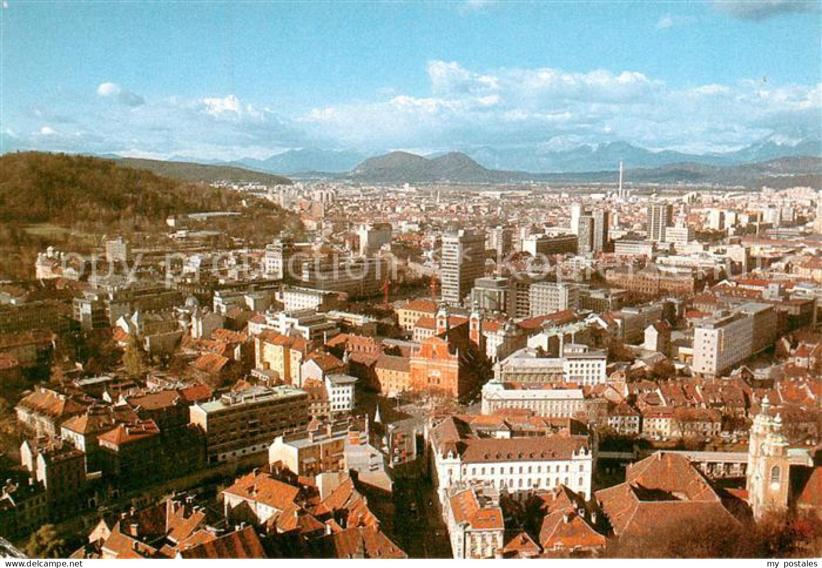 73861945 Ljubljana Laibach Slovenia Stadtzentrum Vom Schlossberg  - Slovénie