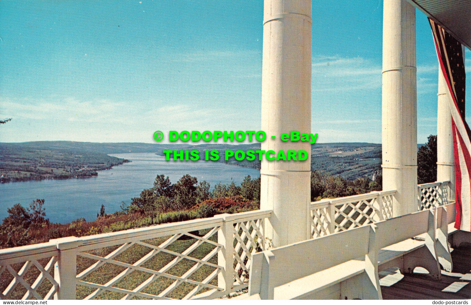 R523680 View From Wagener Mansion. Bluff Point. Keuka Lake. Plastichrome By Colo - Mondo