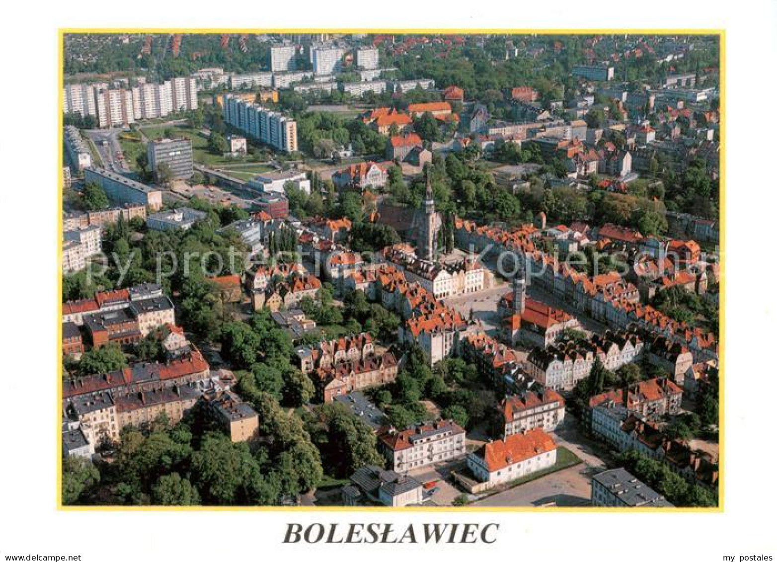 73861924 Boleslawiec Bunzlau Niederschlesien PL Widok Miasta Z Lotu Ptaka  - Poland